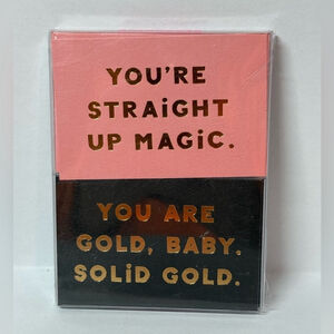 ban.do Compliment Cards – “You're Straight Up Magic” – Set of 25 – New (2017)